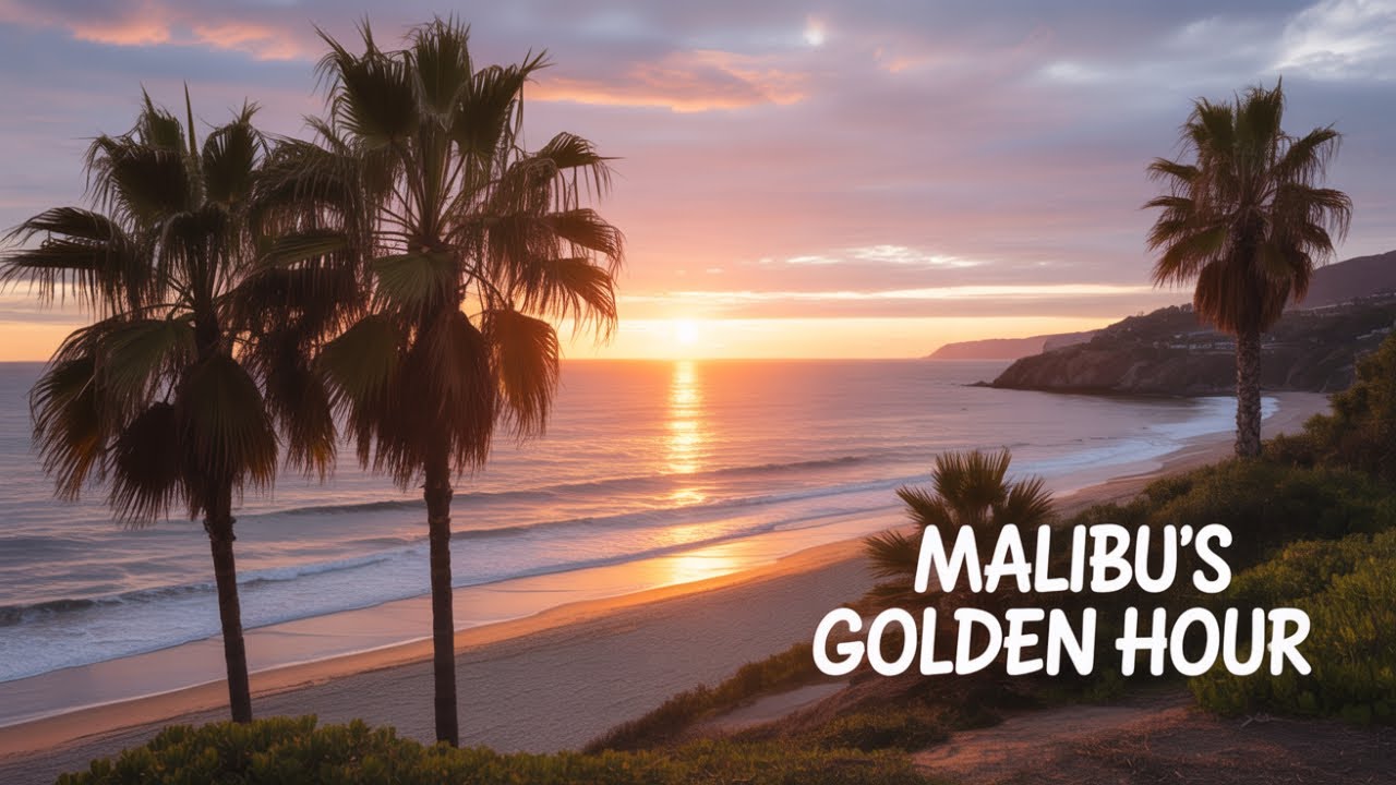 Walking El Matador Beach at Golden Hour, Malibu