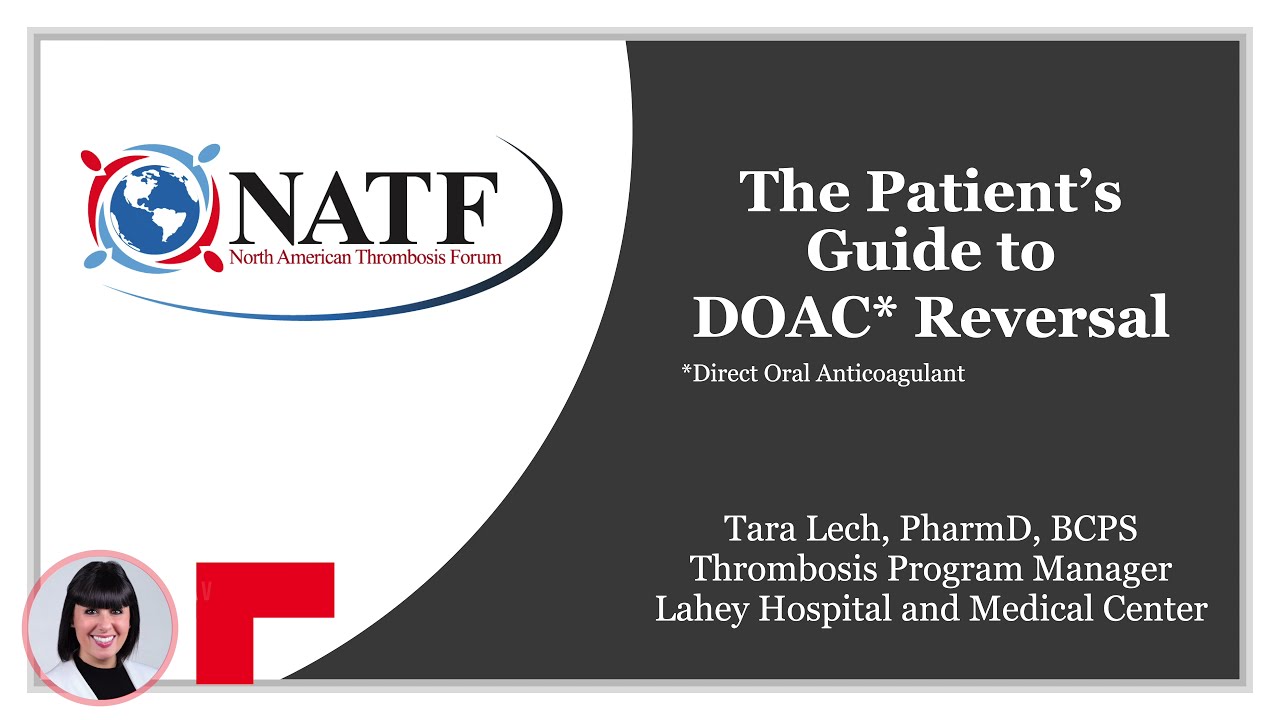 Patient Pulse: The Patient's Guide to DOAC Reversal