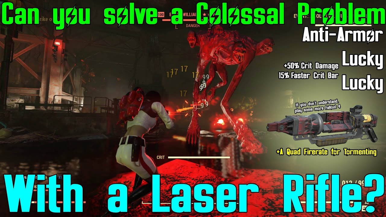 Fallout 76: Can you solve a Colossal Problem With a Laser Rifle?