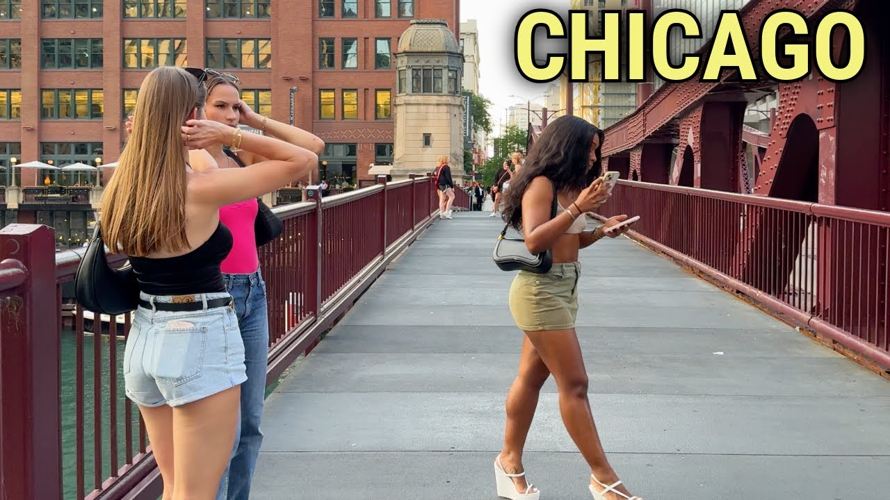 Chicago First Day of Summer 2025 Walking Tour on Friday | June 20, 2025 | 4K Video City Sounds