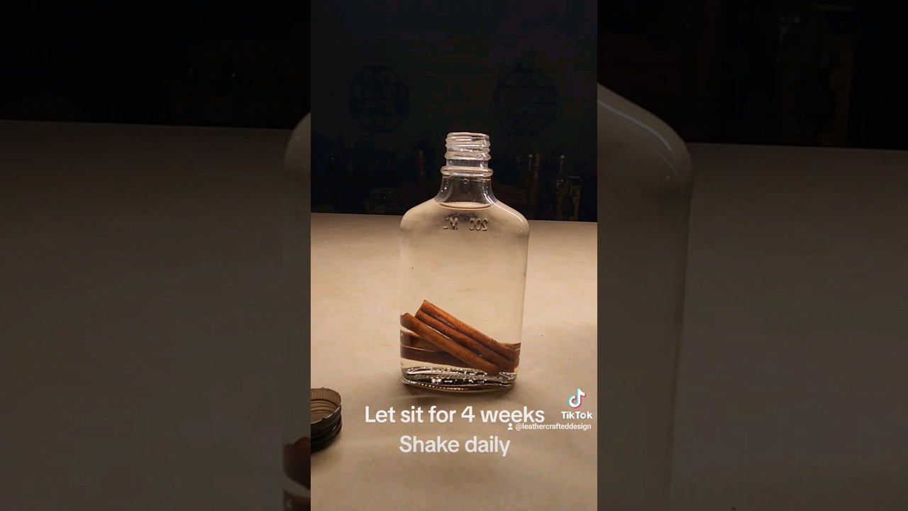 Homemade cinnamon extract tutorial! #cooking #ifusionn #alcohol #extraction