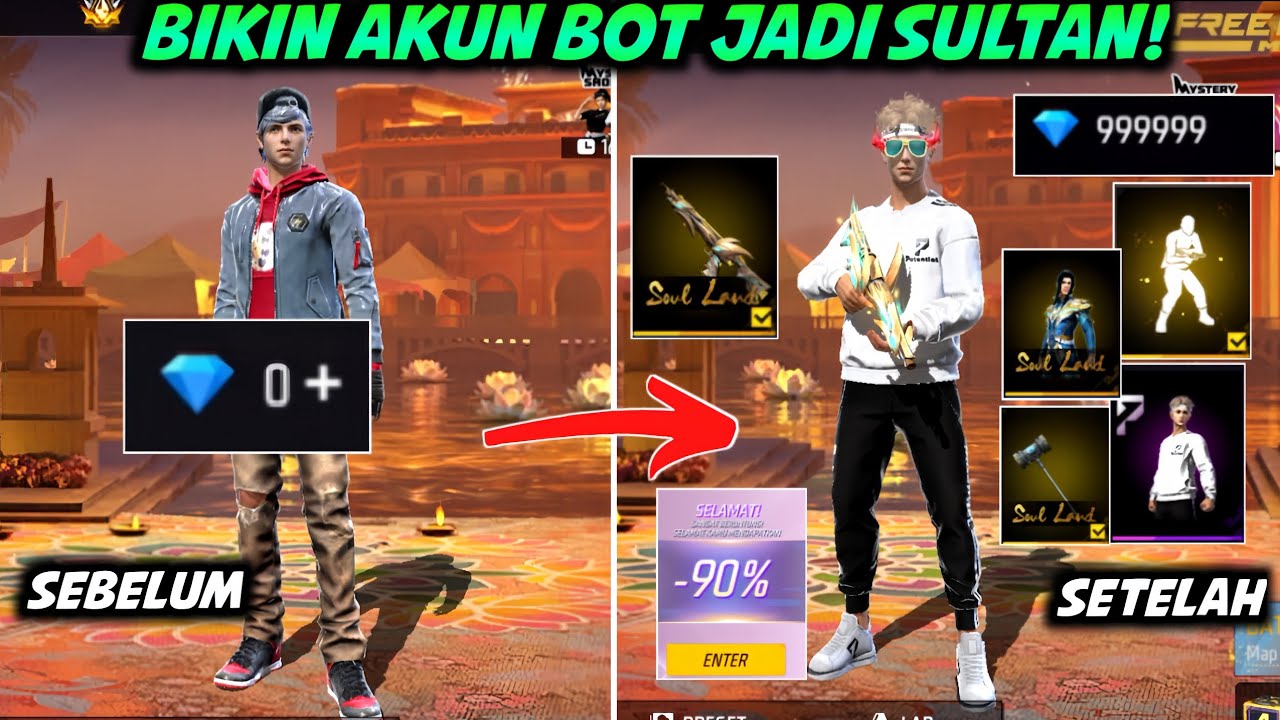 BISAKAH MODAL 150K DI AKUN BARU, BISA JADIIN AKUN SULTAN ?😱