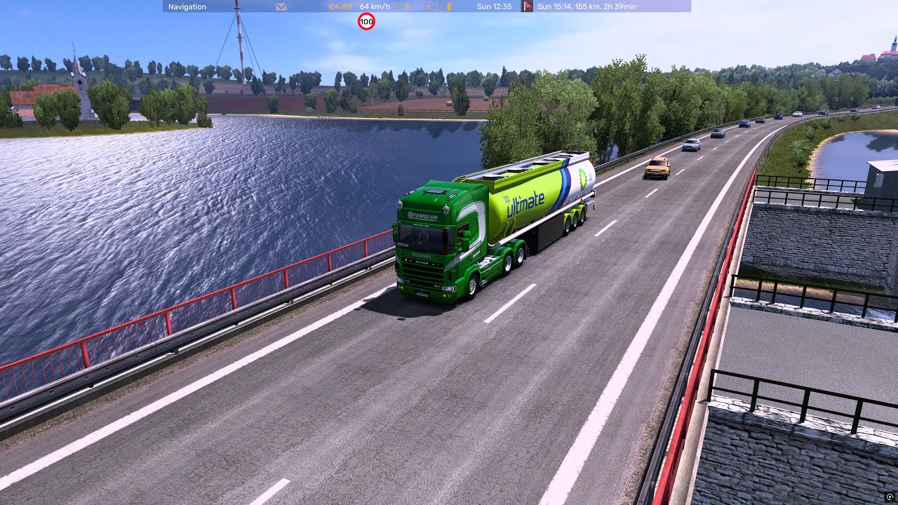 [2K] ETS2 1.53 MAP COMBO | SCANIA RJL R4 DSC14 V8 SOUND | Graz (A) - Ostrava (CZ)