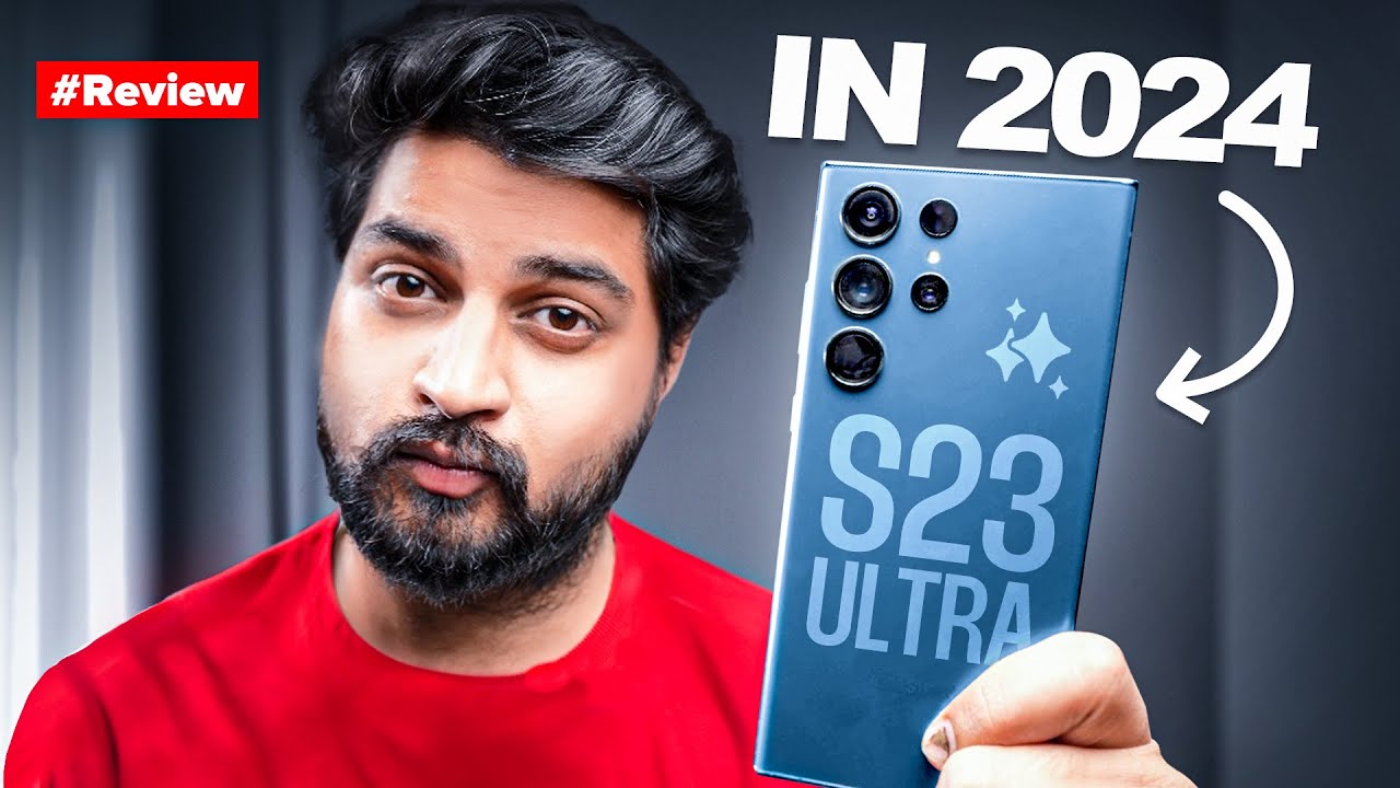 Обзор Samsung S23 Ultra в 2024 году после обновлений с использованием ИИ | На хинди