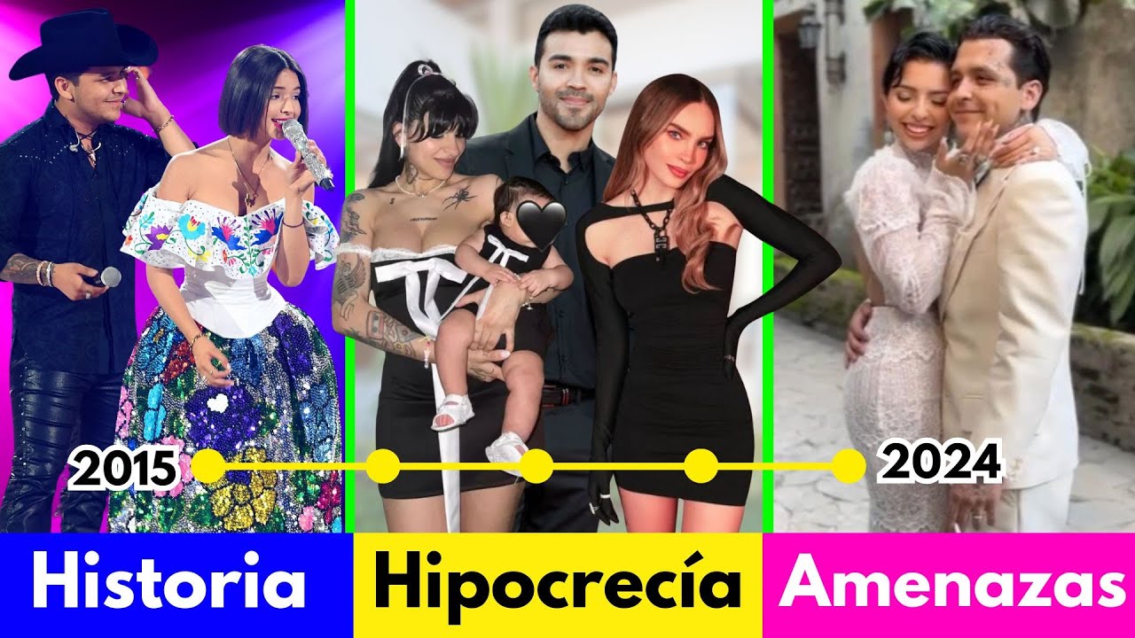 HISTORIA COMPLETA año por año de la OBSESIÓN de Ángela Aguilar con Christian Nodal