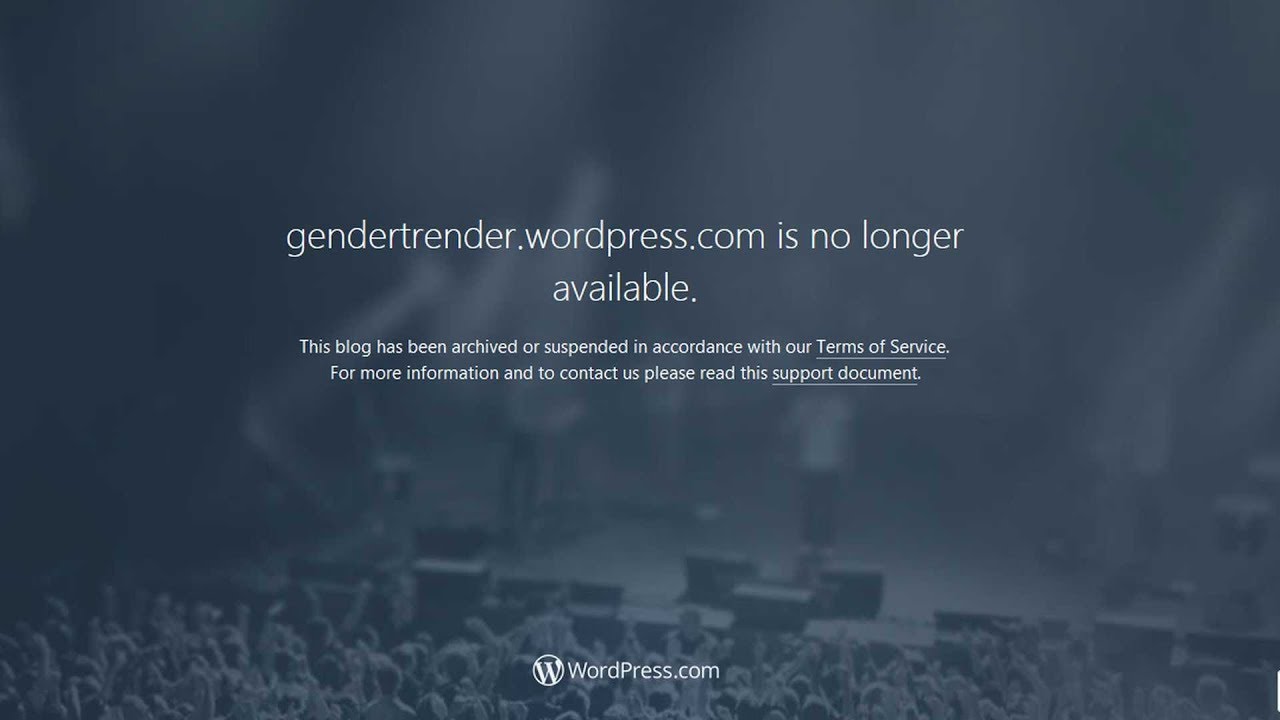Gender Trender website taken down