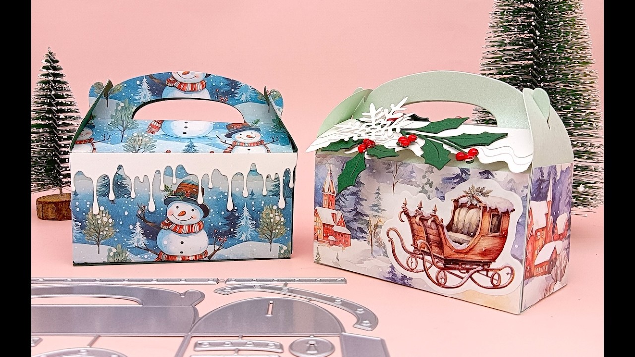 Prepare for Christmas Gifts | Treasure Chest Tutorial #Alinacutle #AlinaCraft #christmasgift