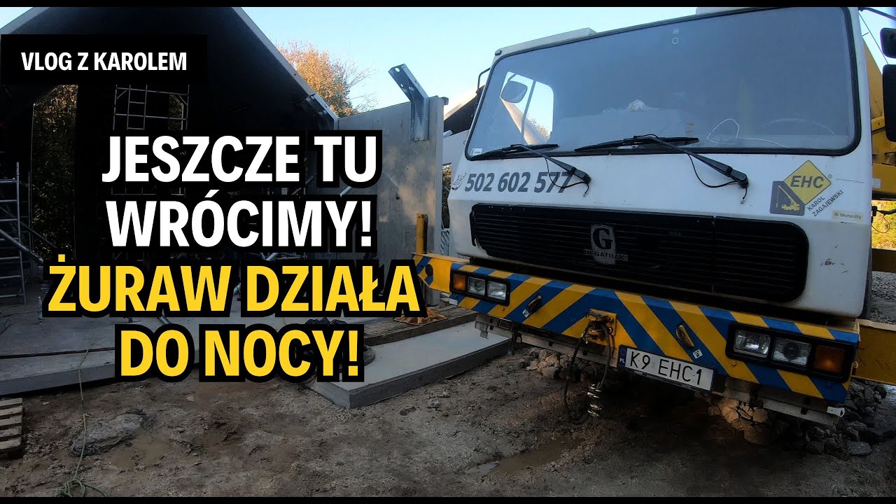 Prefabrykaty i żuraw – 8 h na ustawienie domu, jeszcze tam wrócimy! | EHC Karol Zagajewski sp.k