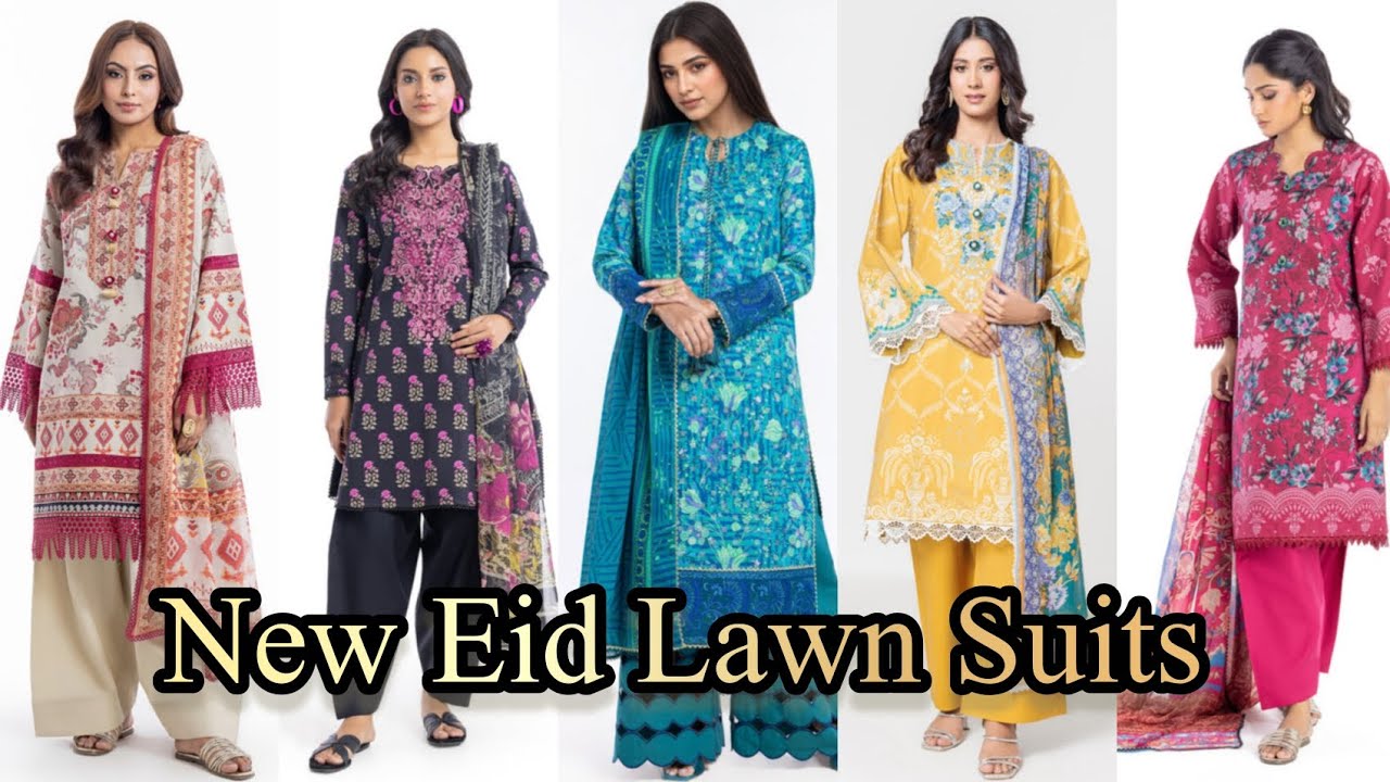 Lawn Suits New Eid Dresses New Designs And Colours 2026