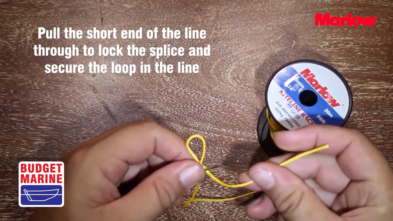 Budget Marine Kiteline Splice tutorial