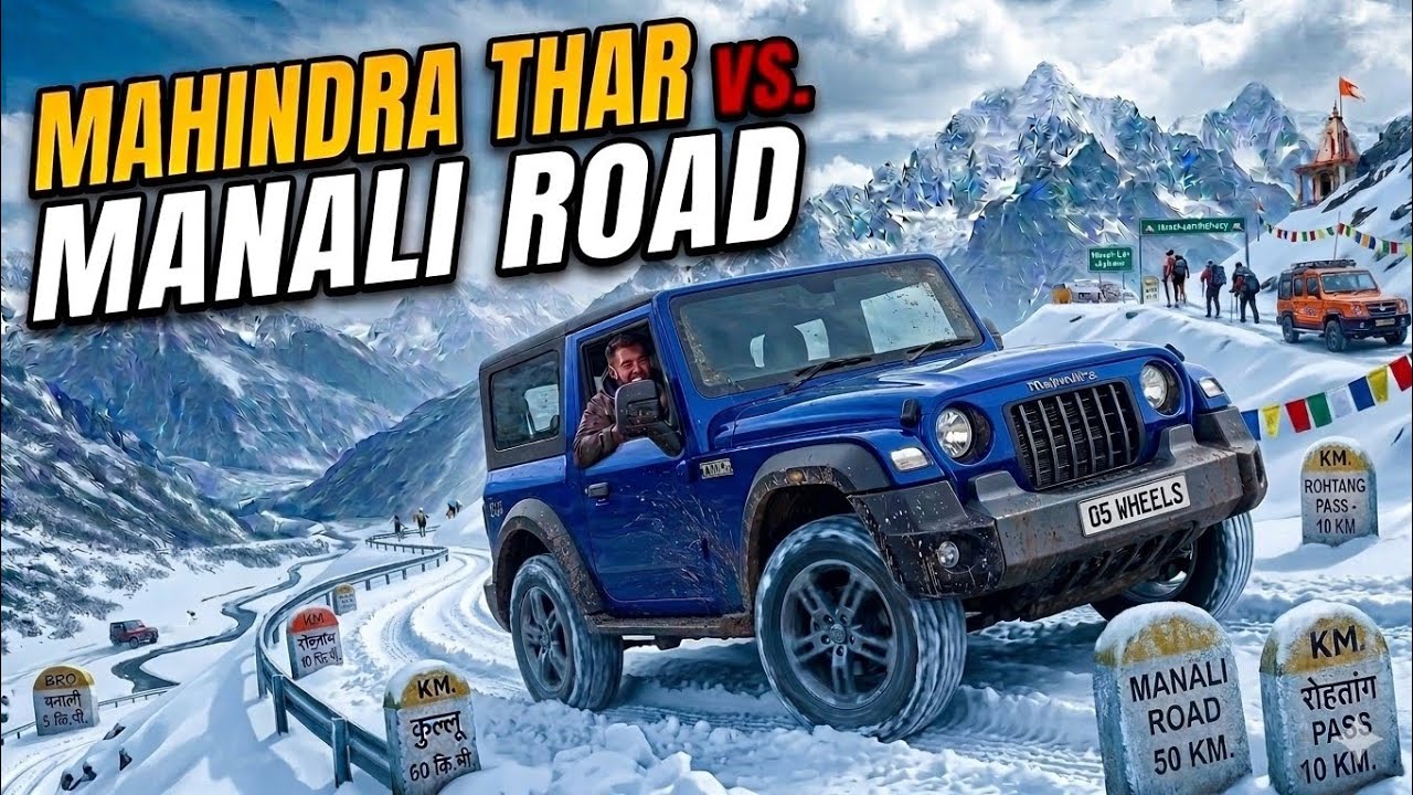 MAHINDRA THAR Review 2026 | Why My Blue Mahindra Thar is the Ultimate Snow King!😱  @youtube05wheels 