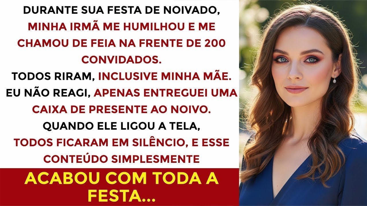 Minha Irmã Me Chamou De FEIA Na Festa De Noivado - Então Dei Um Presente Que ACABOU Com Tudo