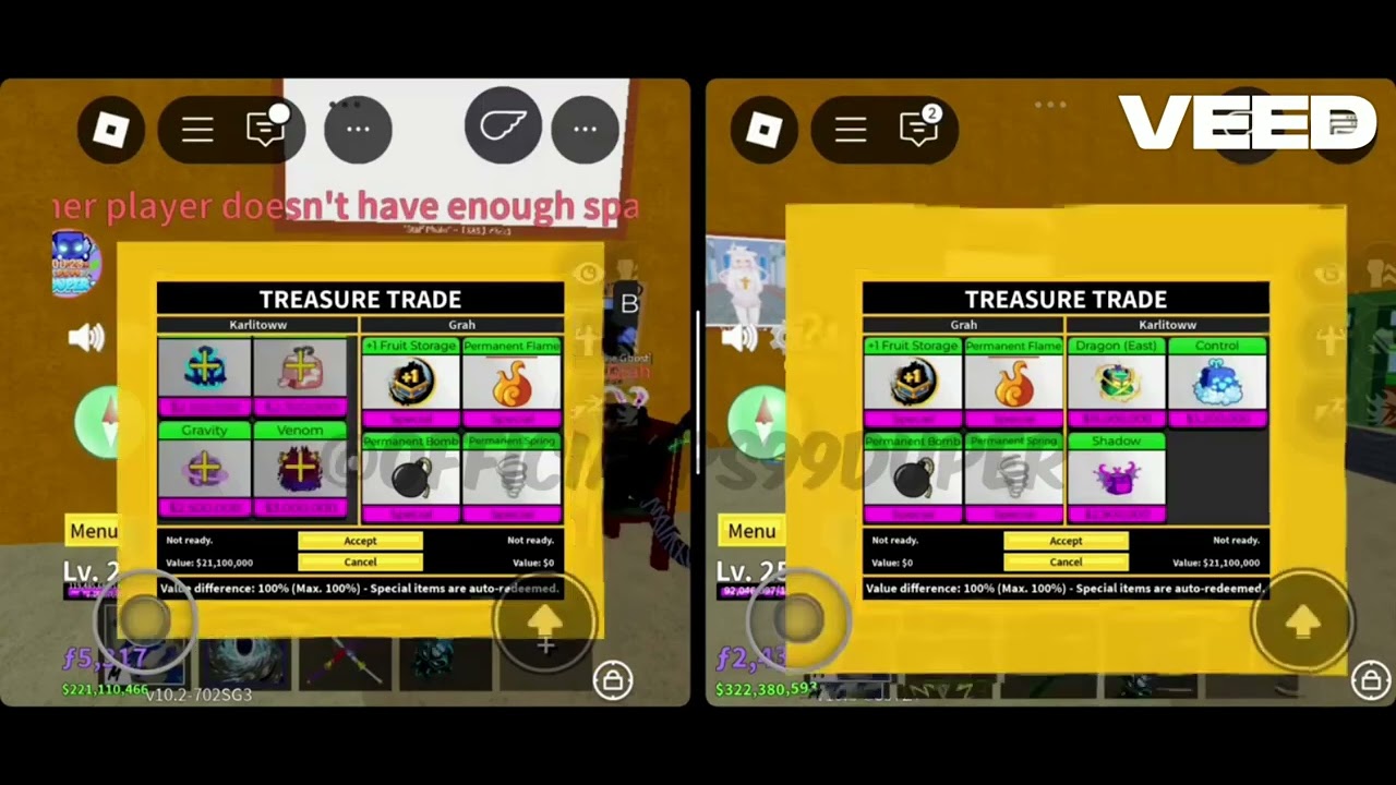 NEW OP Blox Fruits Trade Scam Script  Victim + Scammer POV  🎄