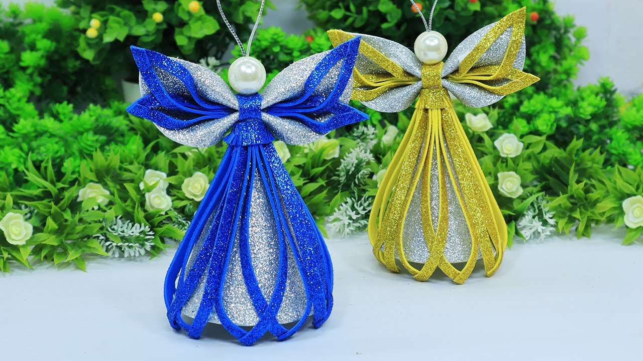 DIY Angel😇Christmas Angels🎄Eva Foam Christmas Decorations Ornaments