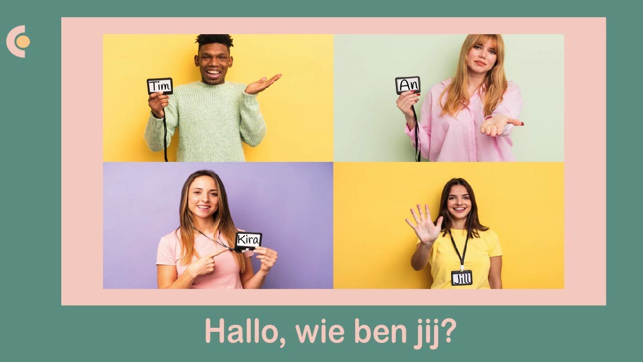 Hallo, wie ben jij? (#nt2, #learndutch #A1)