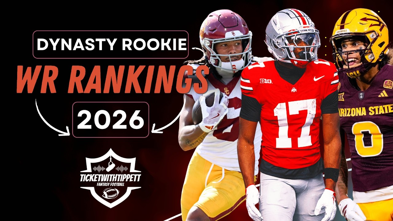 Dynasty Rookie WR Rankings