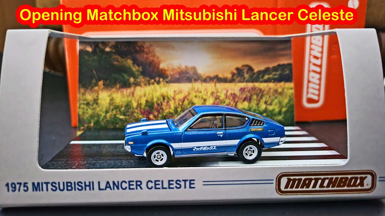 Opening 2023 Matchbox Mitsubishi Lancer Celeste