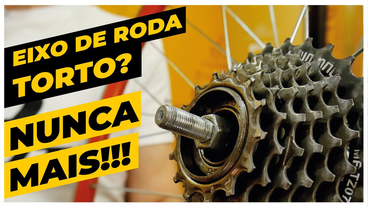 Chega de trocar eixo de roda torto! Solução rápida e barata. Pedaleria