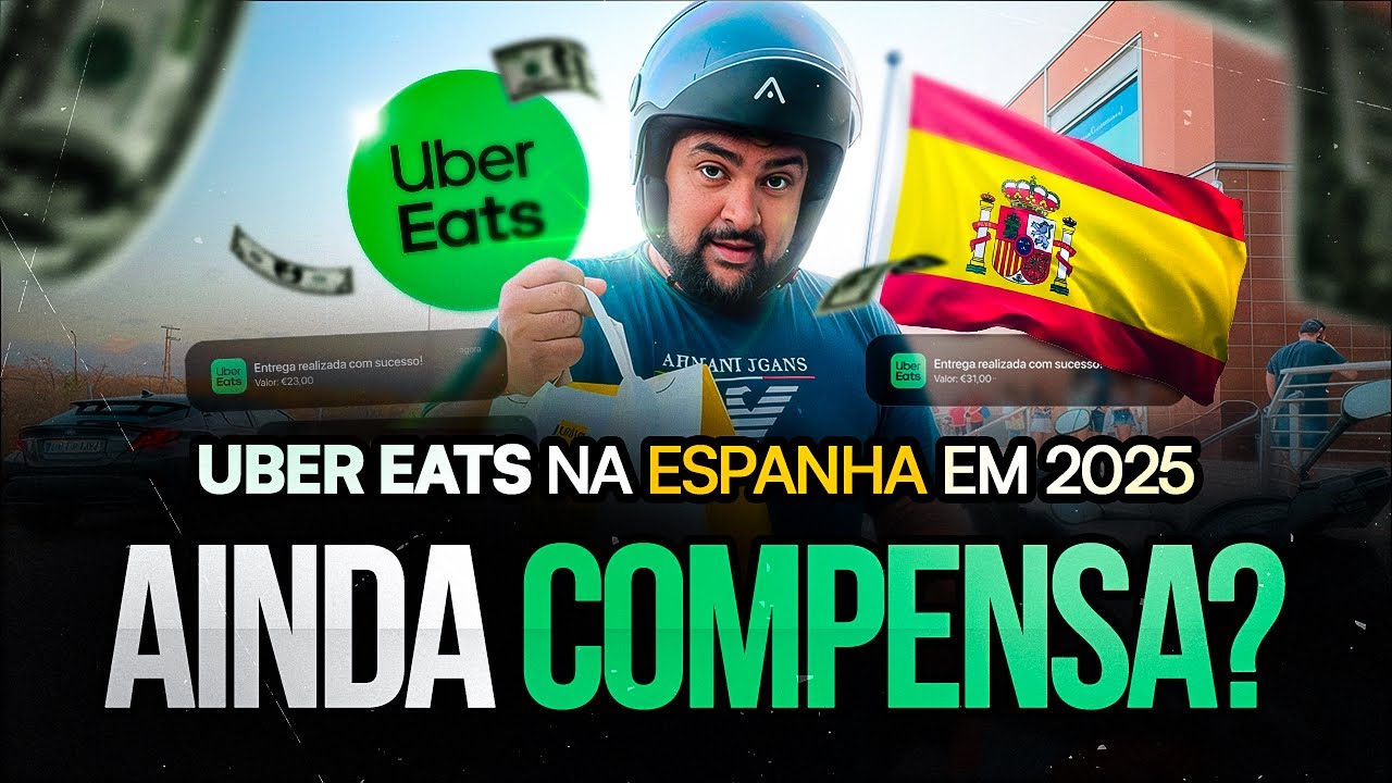 SERÁ QUE AINDA COMPENSA FAZER UBER EATS NA ESPANHA EM 2025? QUANTO GANHEI AFINAL?!
