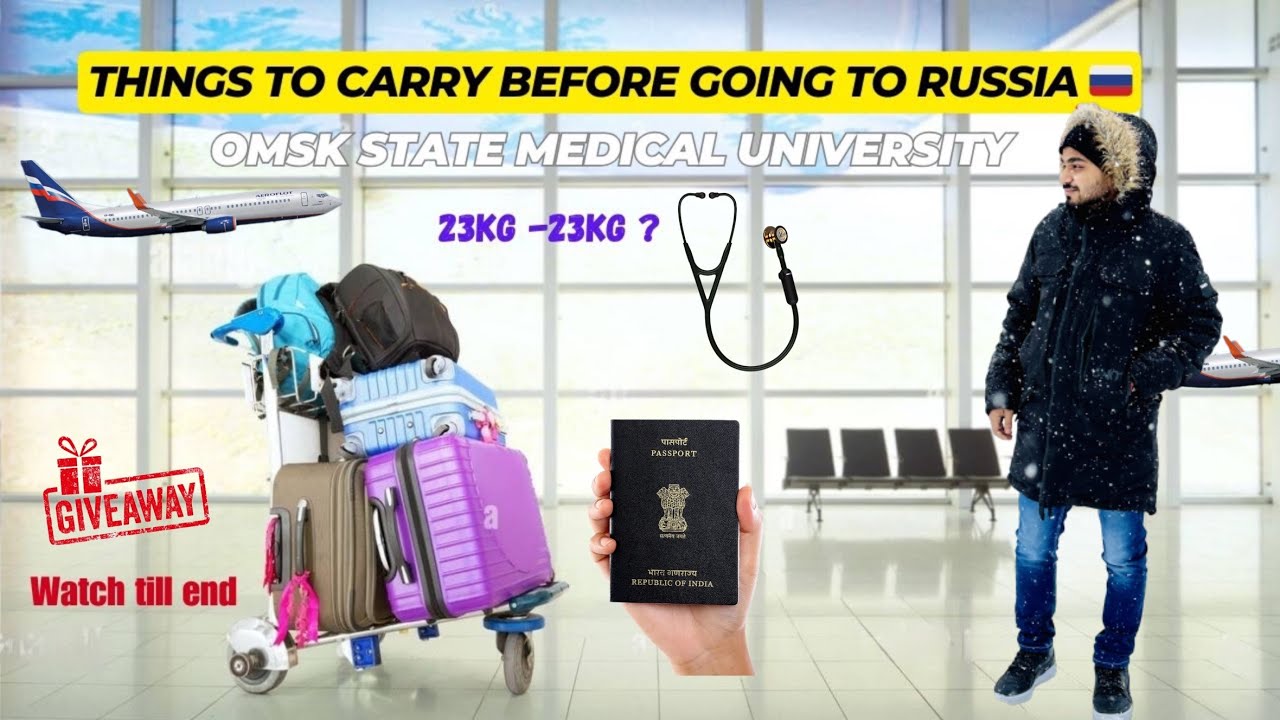Things To Carry Before Going to RUSSIA | Omsk State Medical University | Full Packaging Guide 🥼🇷🇺