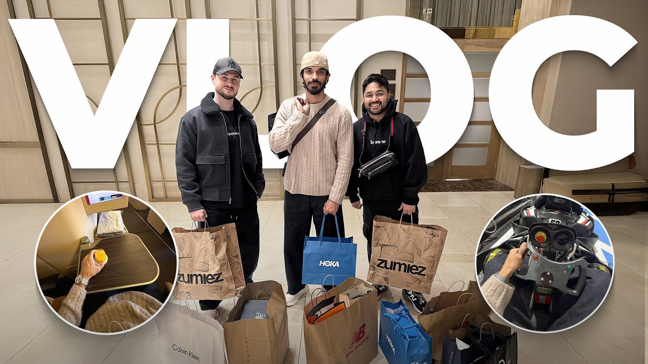 LAST DAY IN VEGAS : GO KARTING + SHOPPING - VLOG 136