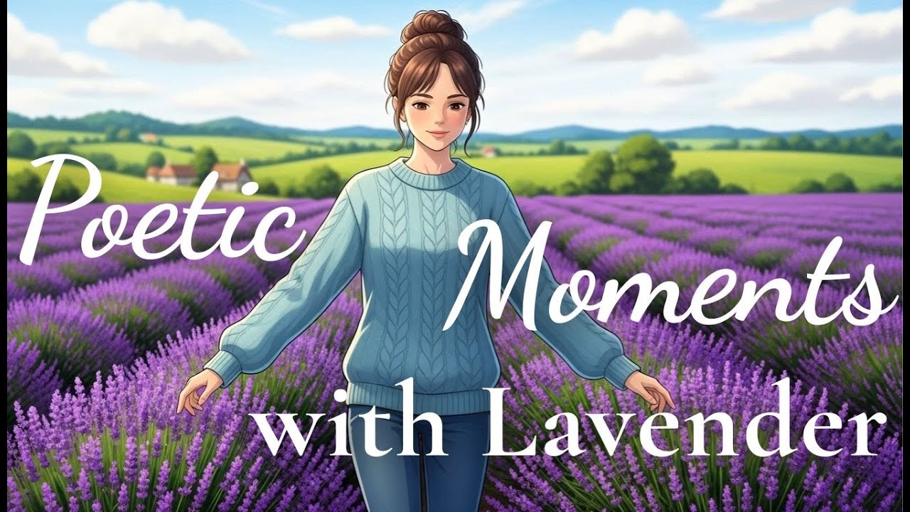 💜 Harvest Time in Lavender | Relaxing Anime Scenery 🌿