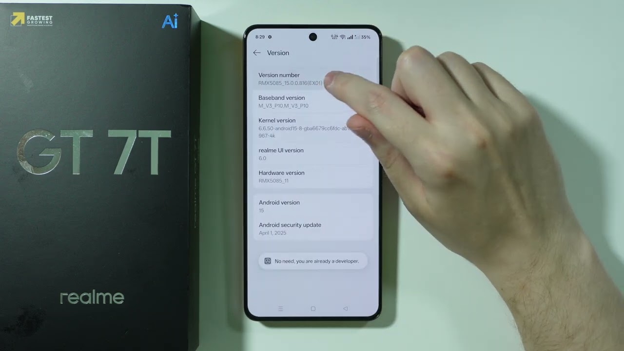 Realme GT 7T: How to Change DPI Settings