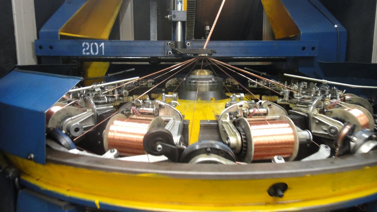 Gurfil - 24 Carrier  Heavy Copper - Steel Wire Braiding Machine