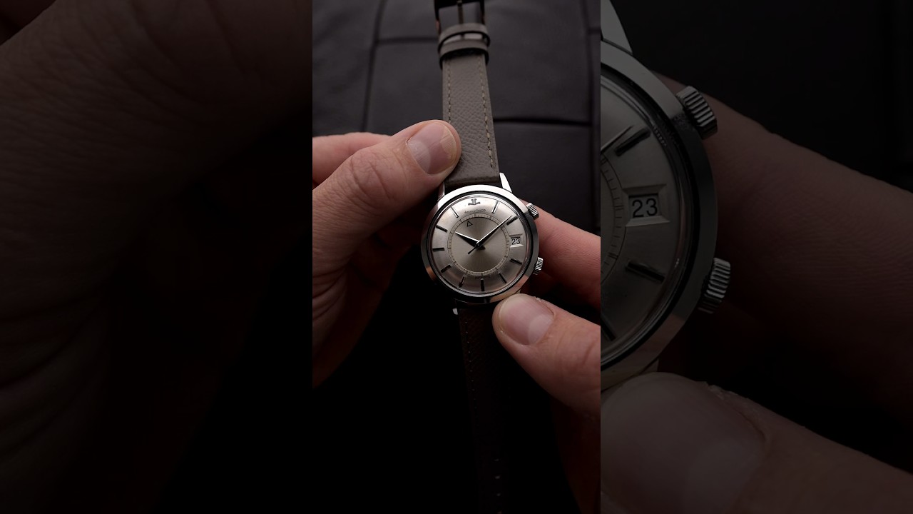 A dream in steel - JLC&rsquo;s Memovox. @jaegerlecoultre #jaegerlecoultre
