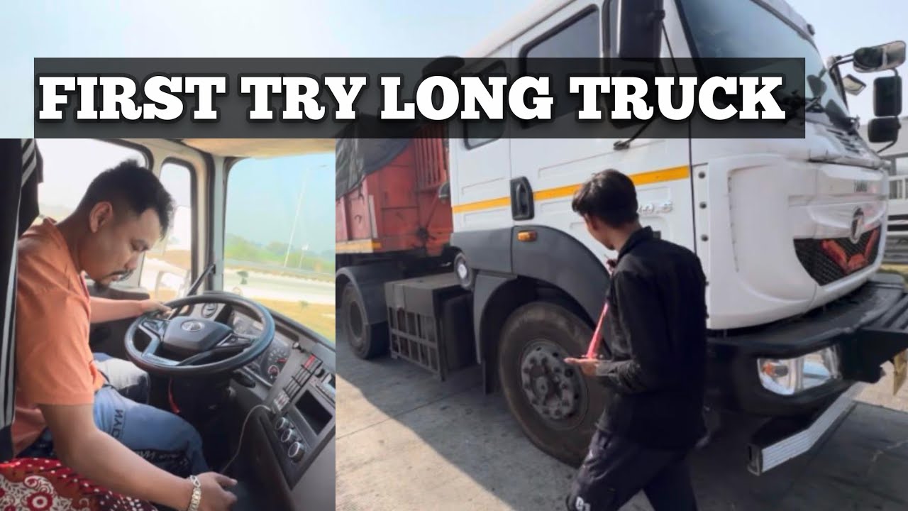 अलिक सारो पर्यो 😰 | FIRST TRY LONG TRUCK 🚛 | #vlog #bijayvlog 