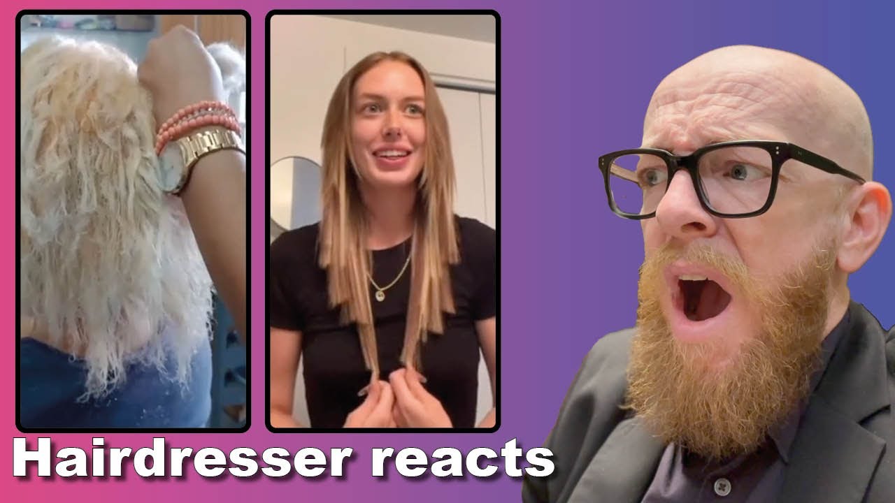 Hairdresser Reacts to UNBELIEVABLE TikTok Hair Fails & Wins Compilation!