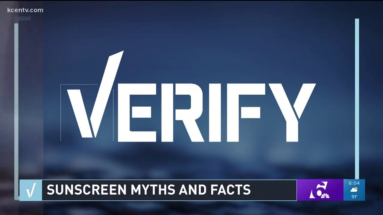 Sunscreen myths and facts