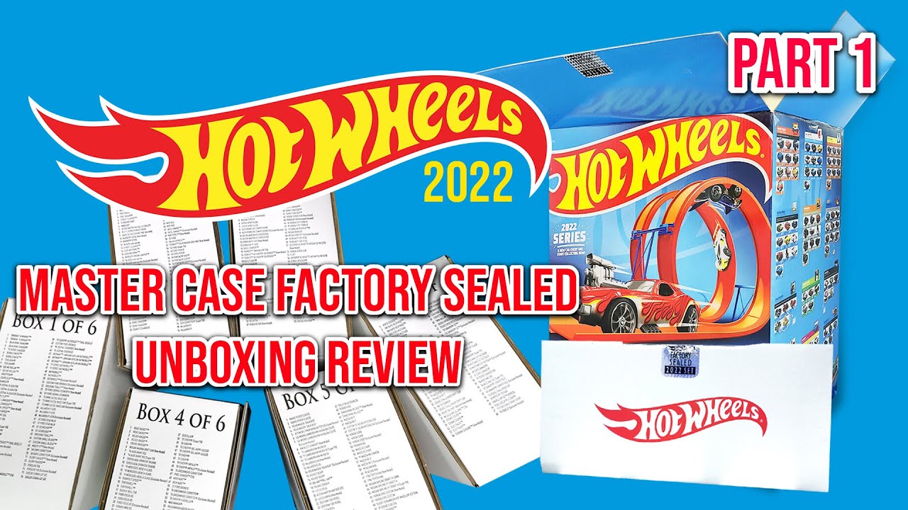 Hot Wheels 2022 Master Case Factory Sealed Unboxing