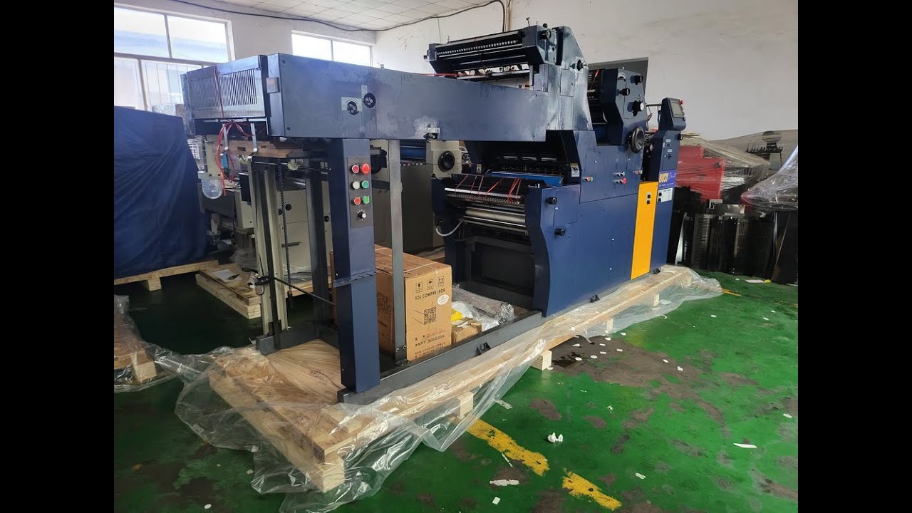 DOUBLE SIDES OFFSET PRINTING MACHINE 1+1 COLORS HIGH DELIVERY TABLE TYPE 620X450MM ZR62DSH,ZR62DSHNP