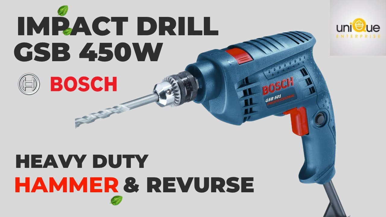Bosch Hand drill for home & professionals use | concrete 10 mm | Bosch GSB450