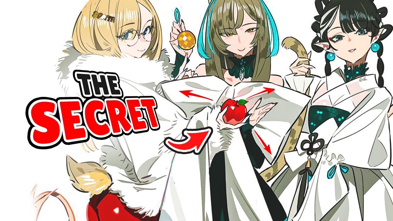 Tips to Draw STYLIZED CLOTHES like Top ANIME Artists!