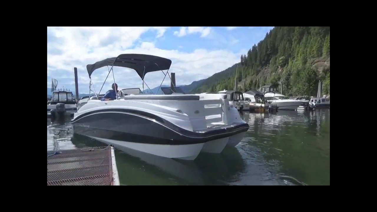 Biltmore Fiberglass Pontoon Boat - 1