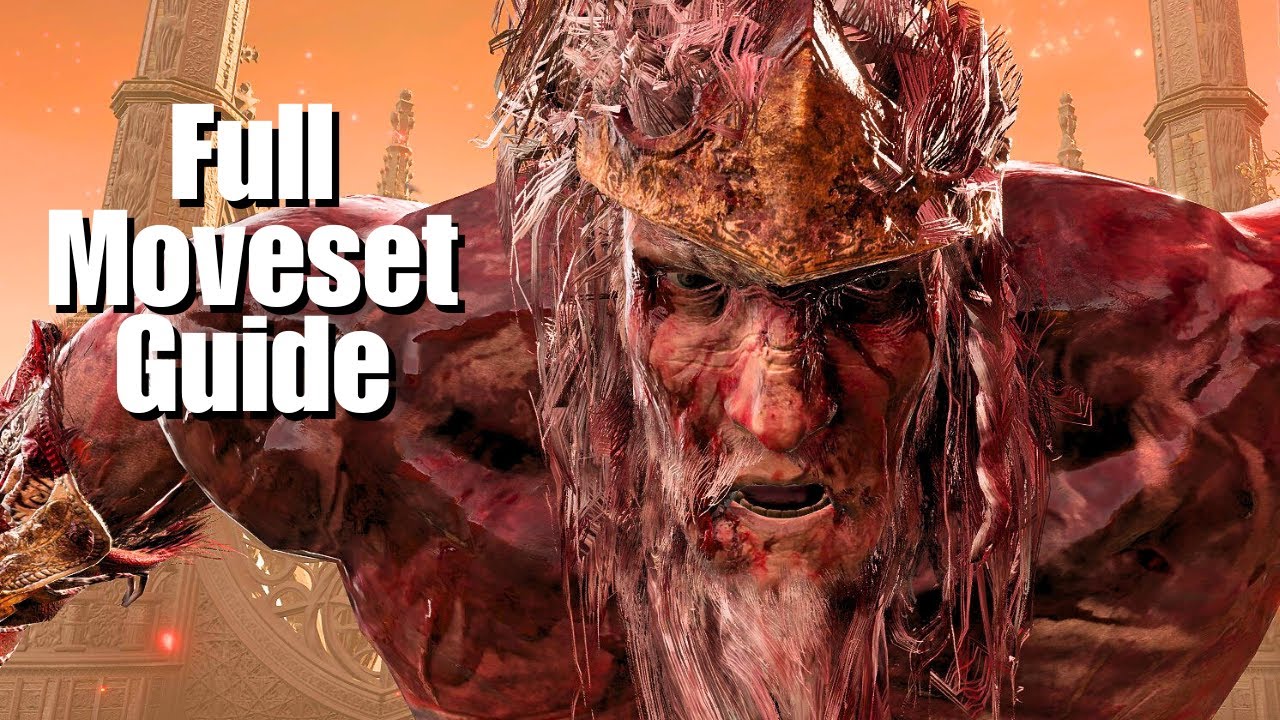 How to beat Godfrey / Hoarah Loux at Level 1 (no weapon upgrades) - Elden Ring Moveset Guide