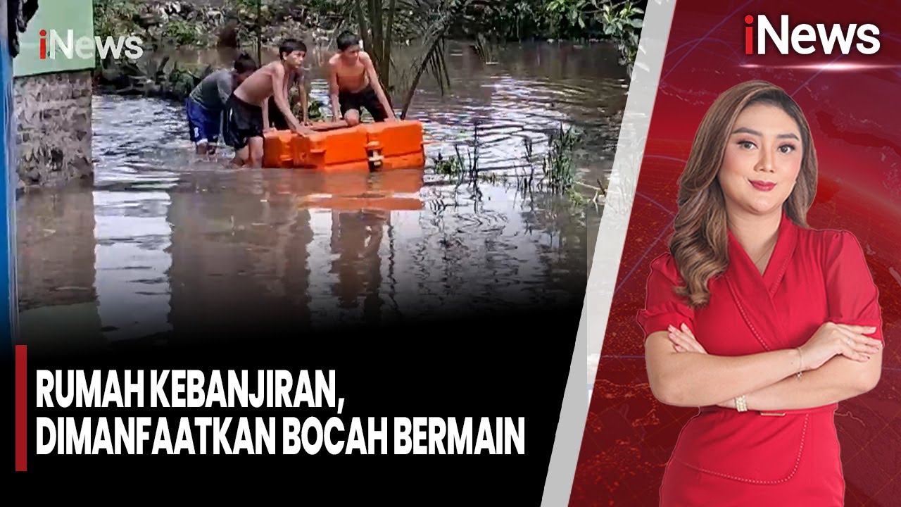 Permukiman Kebanjiran Malah Dimanfaatkan Bocah Bermain | iNews Terkini (29/01)
