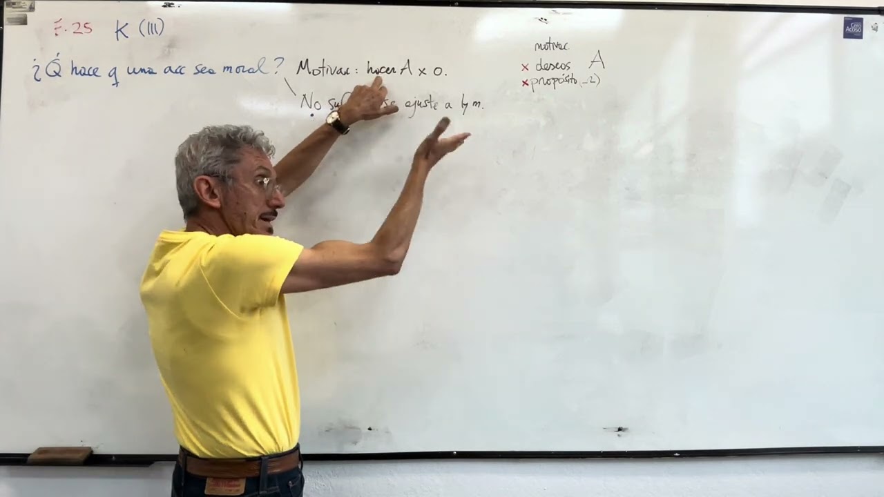 E-. Kant. El imperativo categórico. La universalización. La existencia de un fin absoluto