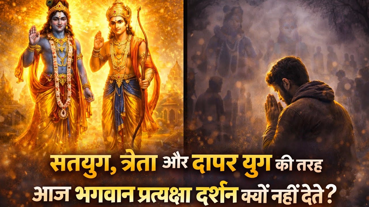 सतयुग,त्रेता ,द्वापार युग की तरह भगवान प्रत्यक्ष दर्शन क्यूँ नहीं देते ?