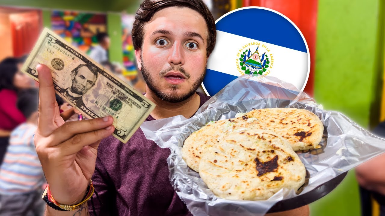 SOBREVIVIENDO con $5 en EL SALVADOR 🇸🇻 | ¿Muy Barato?