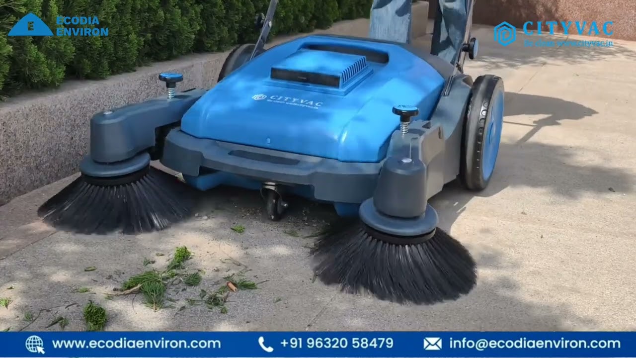 WALK BEHIND MANUAL SWEEPER - JL920F | CITYVAC | ECODIA ENVIRON