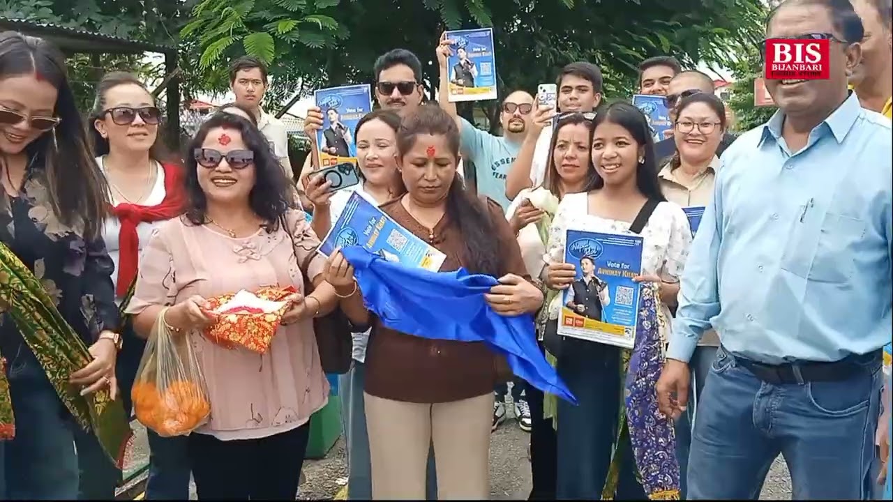 नेपाल आइडल सिजन 6 का फाइनलमा प्रवेश गरेका दार्जिलिङका छोरा अभिनय खातीलाई भव्य स्वागत