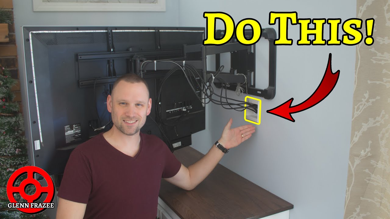 Hide TV Cables Behind Your Wall | In-Wall TV Cable Management