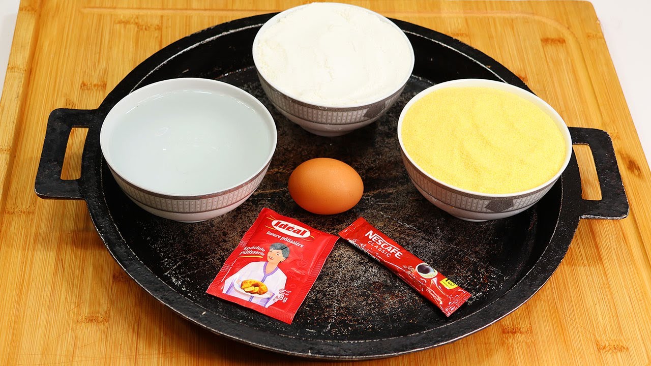 عندك زلافة  سميد وبيضة واحدة  في البيت حضريها للكوتي في المقلاة إقتصادية ملي جربتها وليت مدمنة عليها