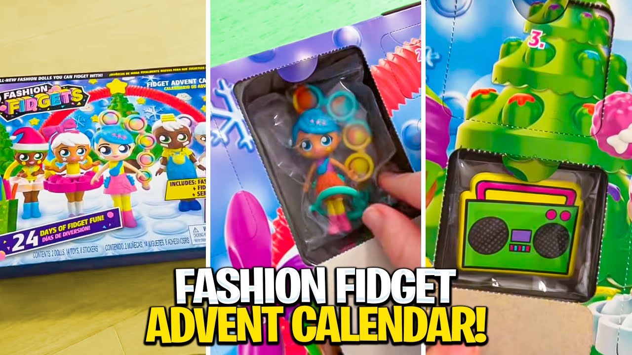 Opening the Fashion Fidget Advent Calendar! 💗 Mrs. Bencg