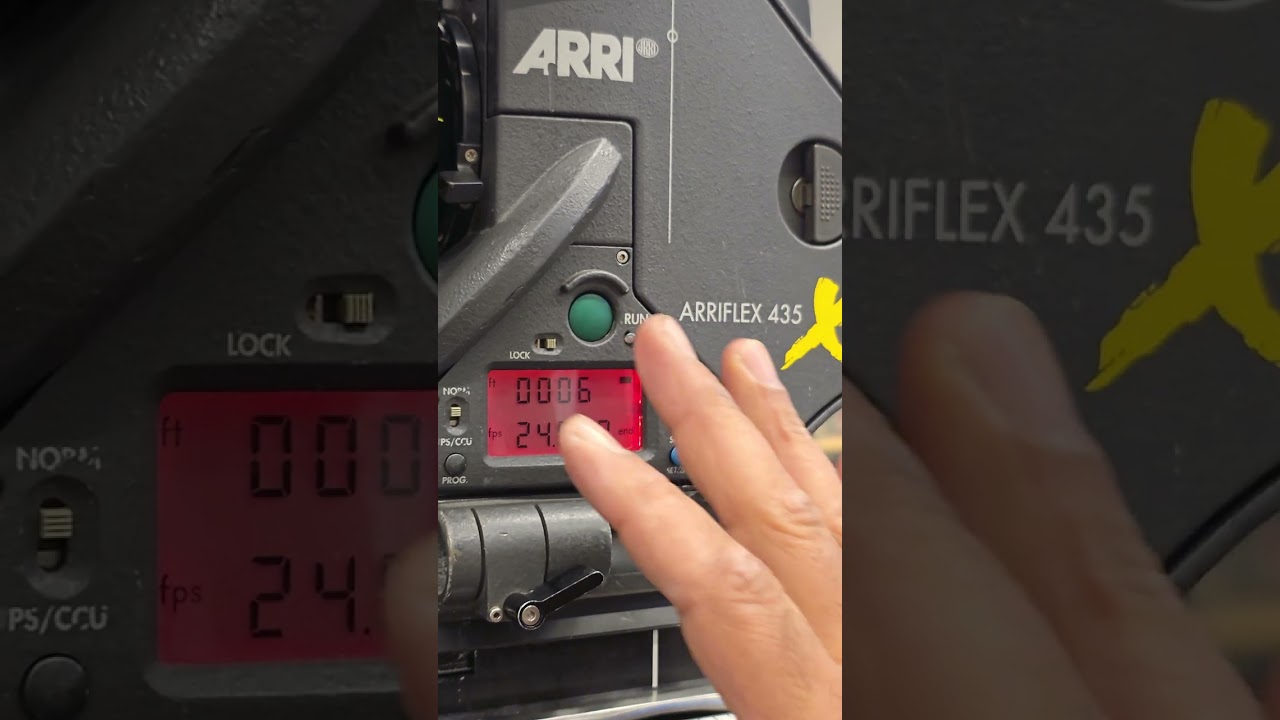 Arri film camera basic menu settings