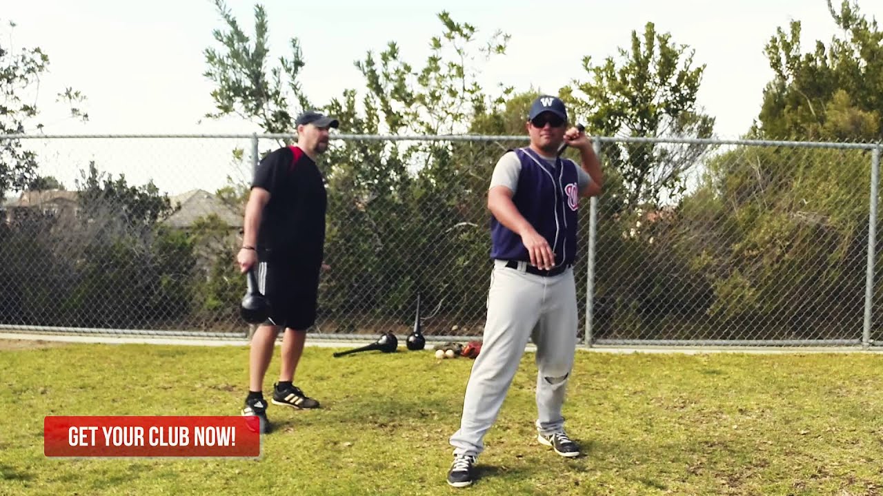 Baseball Exercise with a RMT Club to Improve Throwing Power