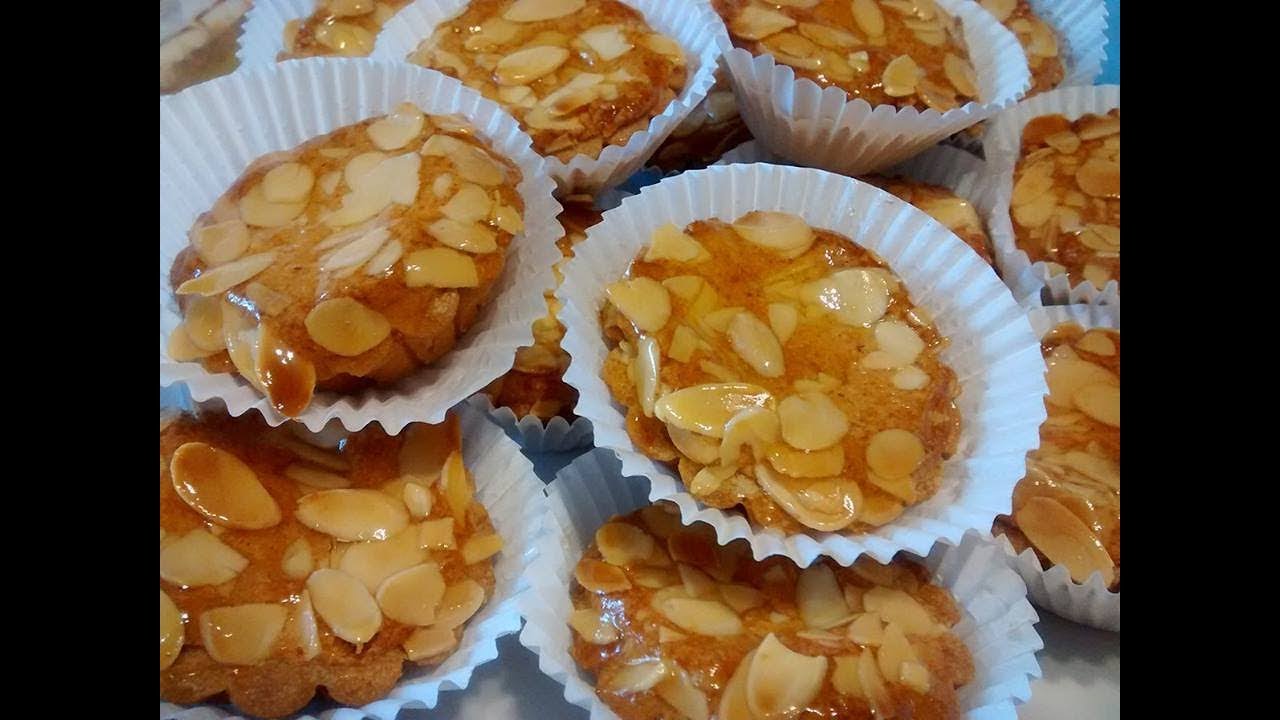 حلوى اللوز أو لزاموندين وصفة هائلة رائعة المذاق  أحسن من التي تباع في المحلات Les amandines